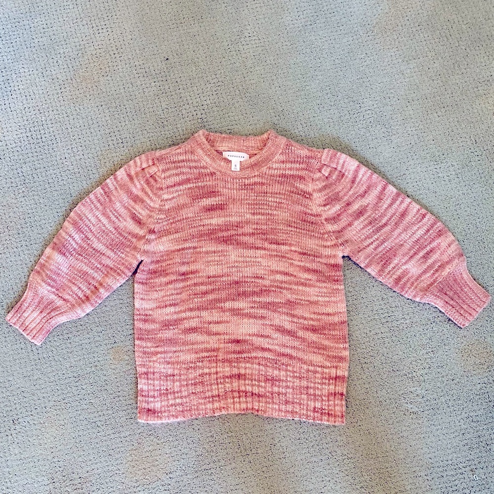 POPSUGAR - Adorable Pink and Rose Knitted Sweater! Never Worn! 💖💕